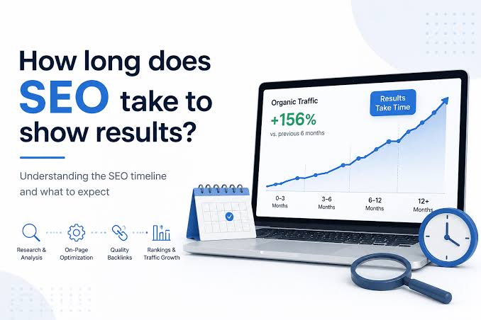 How long SEO takes to show results for businesses in Dubai